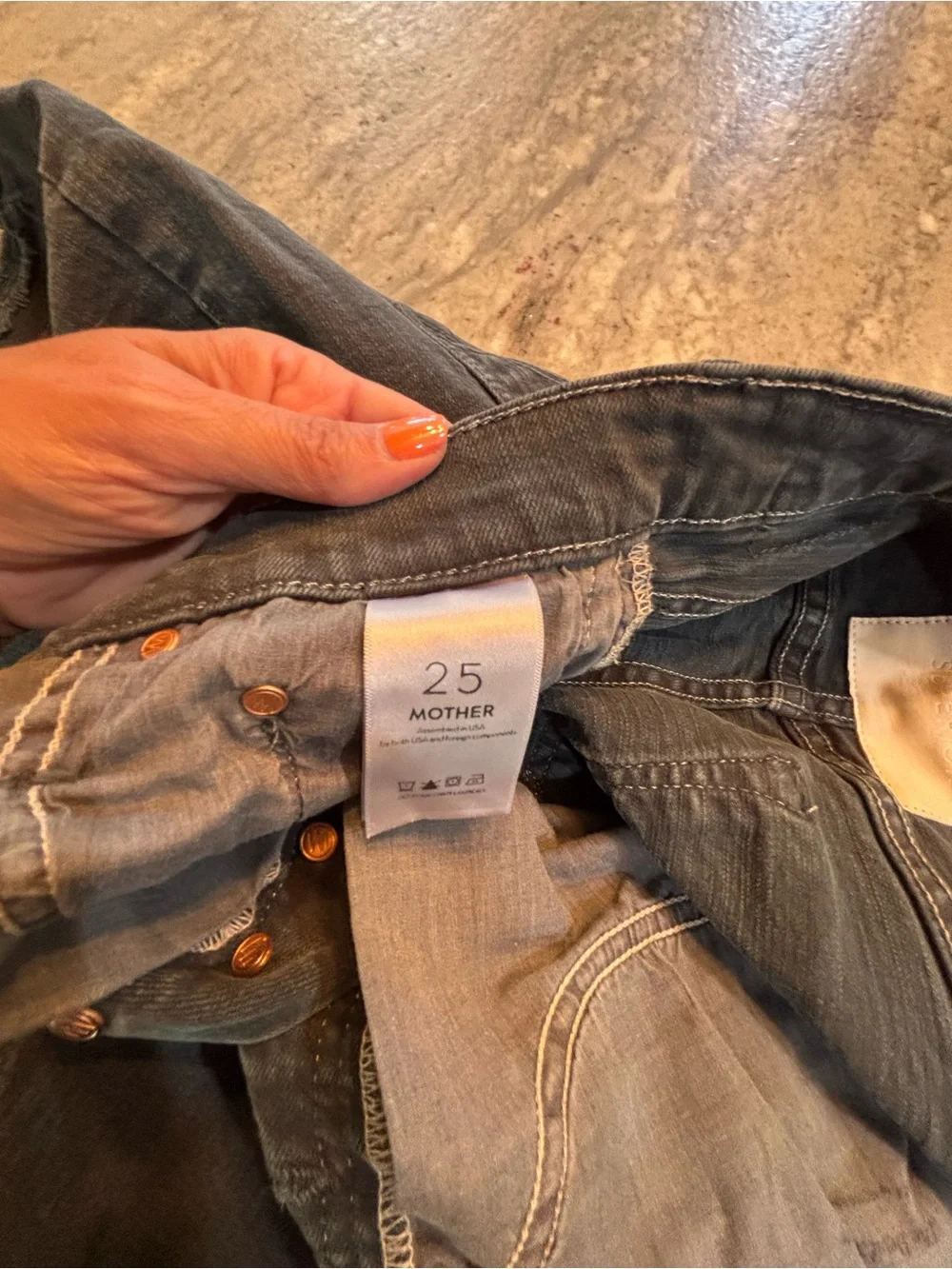 MOTHER Denim Jean Shorts